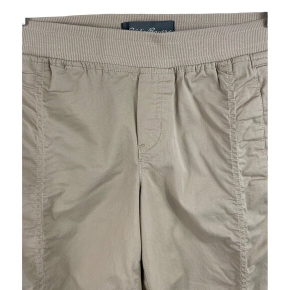 Eddie Bauer Womens Size 2 Tan Brown Lightweight Cuffed Straight Chino Pants - Picture 3 of 11